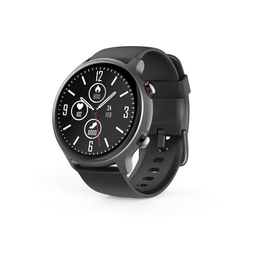 HAMA Smartwatch Fit Watch 6910, GPS, wasserdicht, Herzfrequenz, Blutsauerstoff